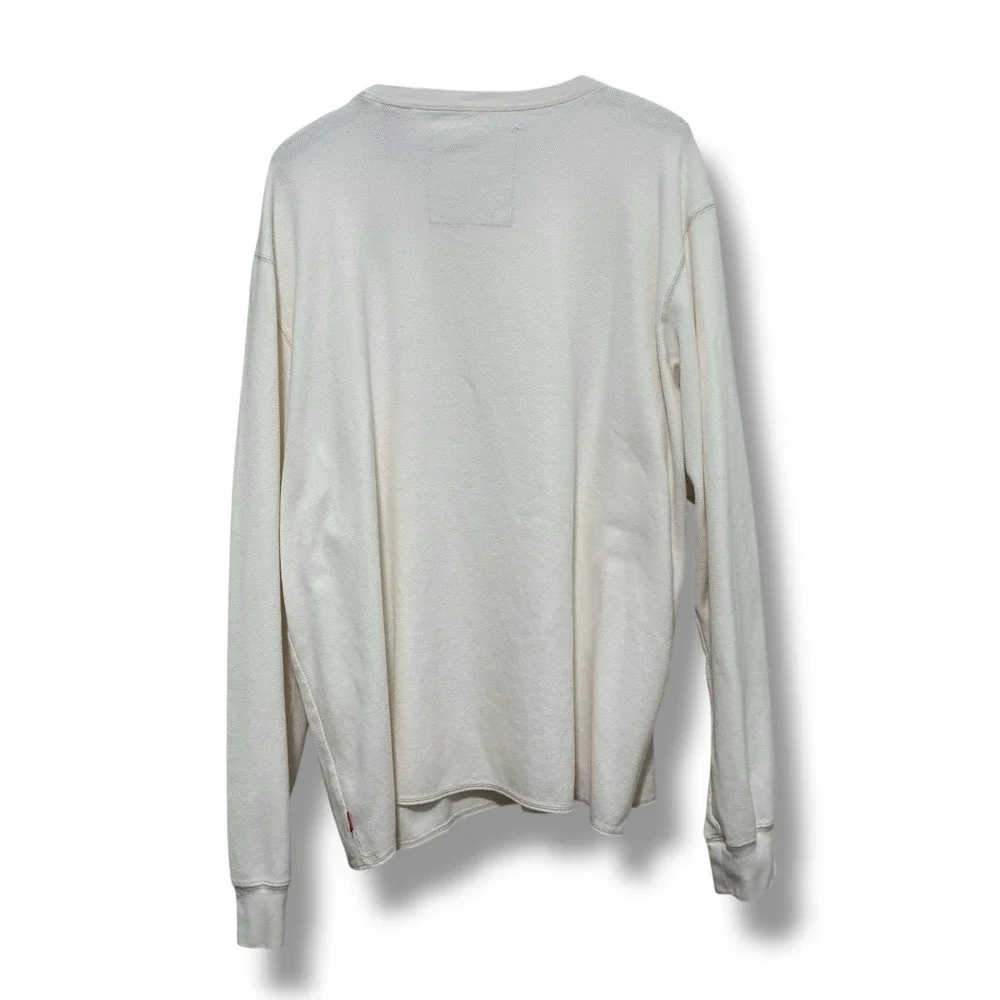 Levi's Men's Long Sleeve Shirt White *Flawed Size XXL‎ 25.5 x 30